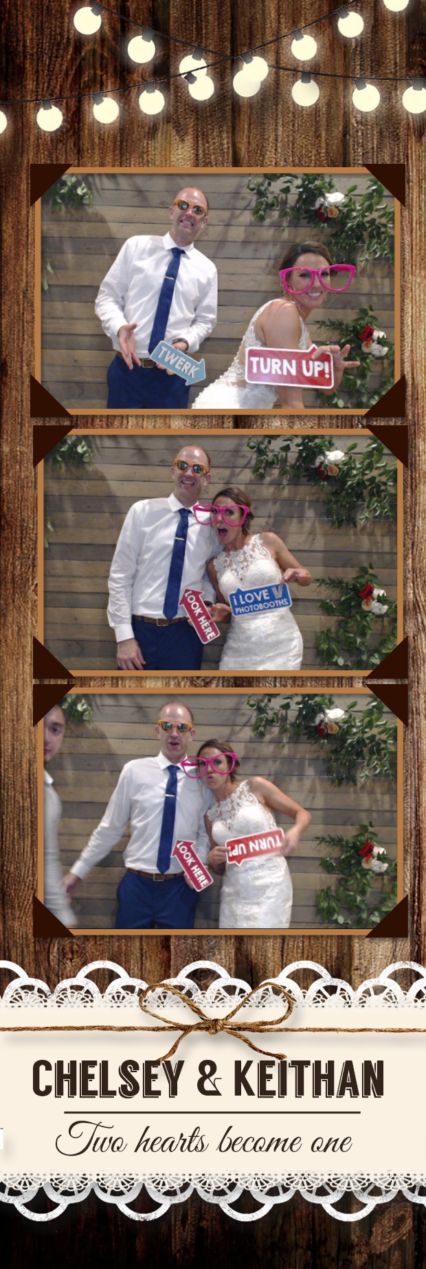 Chelsey & Keithan’s Wedding | View more photos from the event at gallery.photoboothbillings.com/u/PhotoBoothBillings/Chelsey-Keithan’s-Wedding
